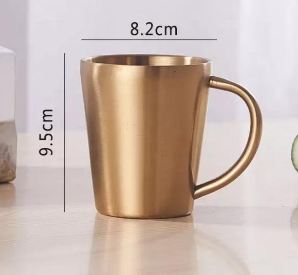 Taza dorada
