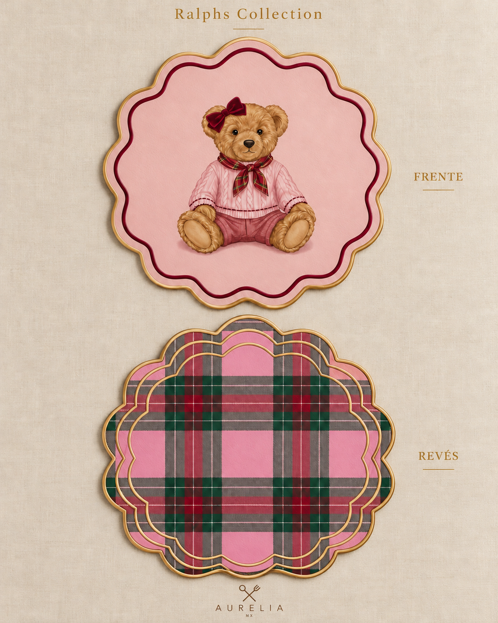 Mantel Individual Ralph's collection Reversibles | Decoración de Mesa