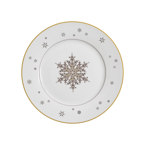 Vajilla Copos navideños dorados