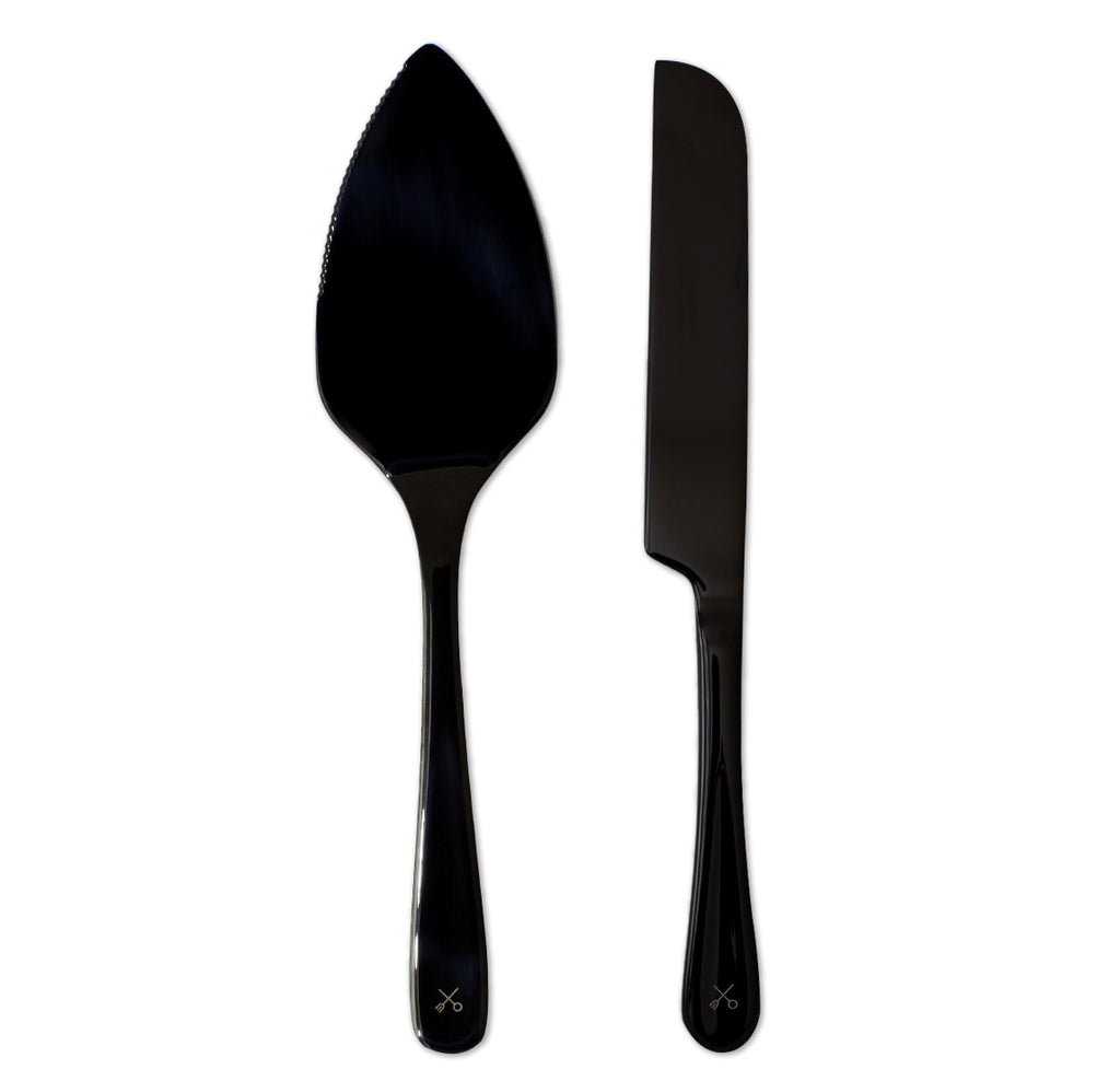 Pala y cuchillo para pastel