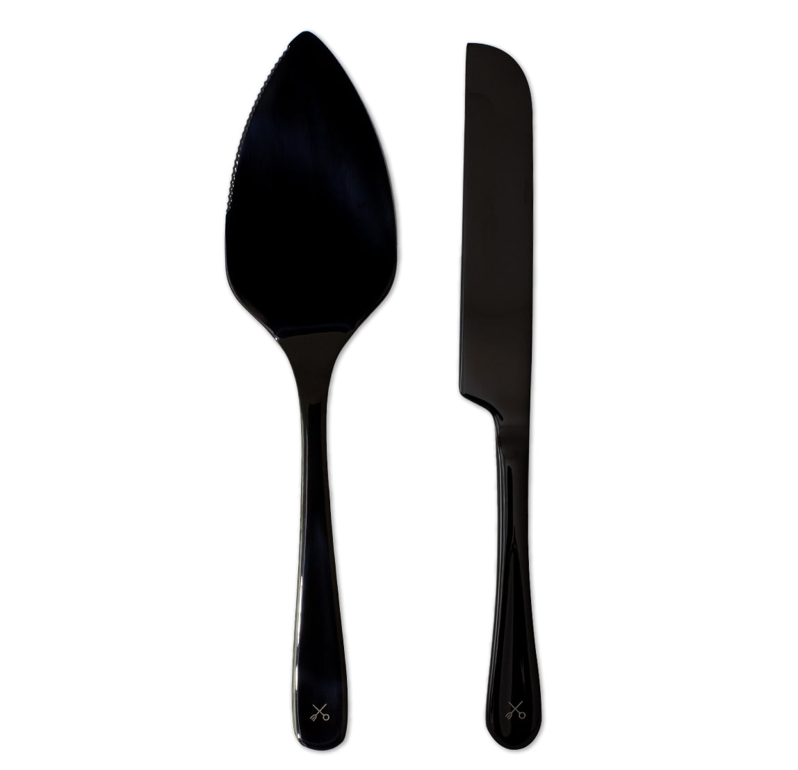 Pala y cuchillo para pastel