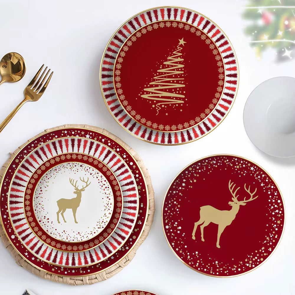 Vajilla Navidad roja