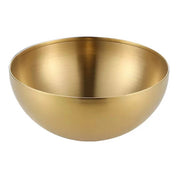 Bowl tazón  acero inoxidable dorado