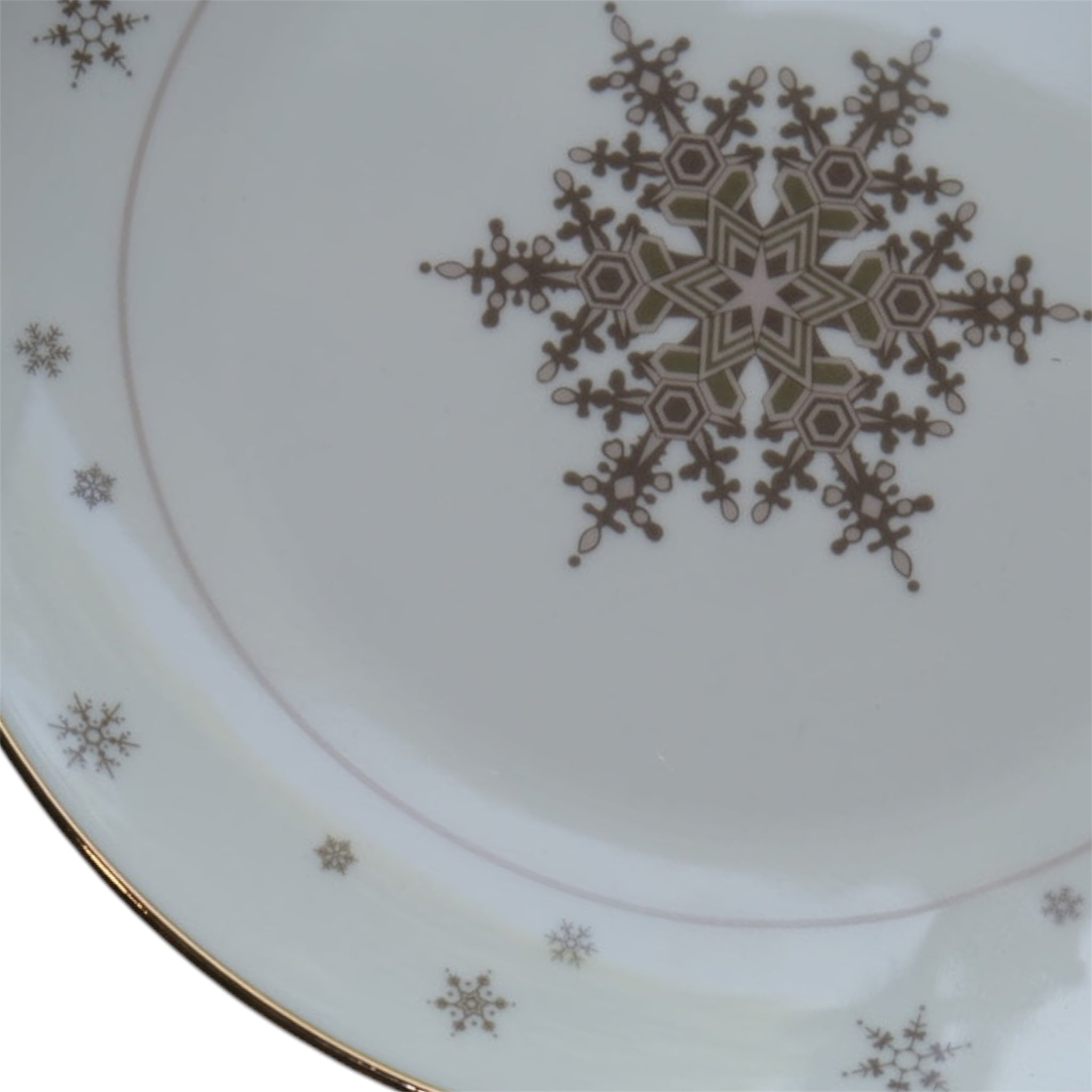 Vajilla Copos navideños dorados