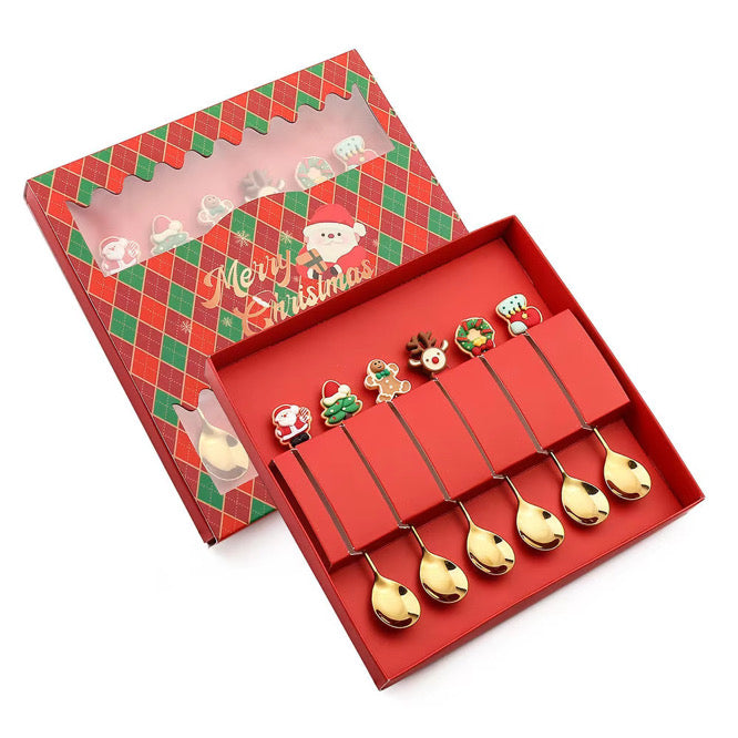 Set cucharitas navideñas