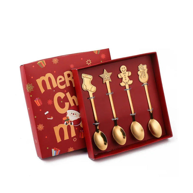 Set cucharitas navideñas