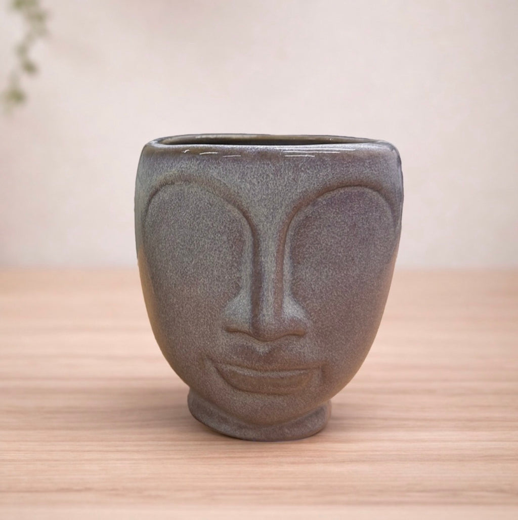 Vaso / Taza Caras cerámica