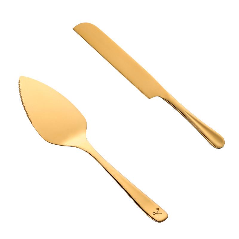 Pala y cuchillo para pastel