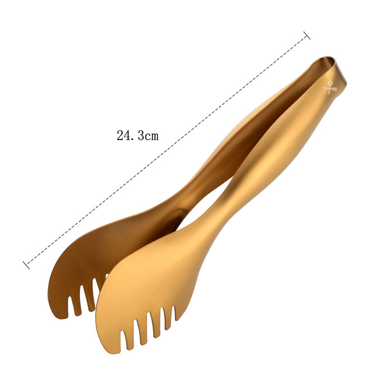 Pinzas para ensalada  y pastas acero inoxidable