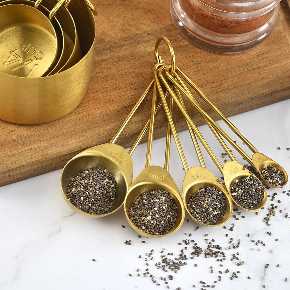 Juego de tazas y cucharas medidoras