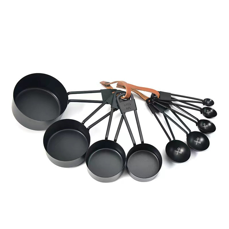Set de cucharas y tazas medidoras moderno 9 Piezas