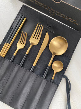 Kit godin con funda personalizada en piel
